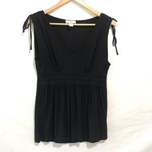 EUC Ann Taylor Loft Black Tank